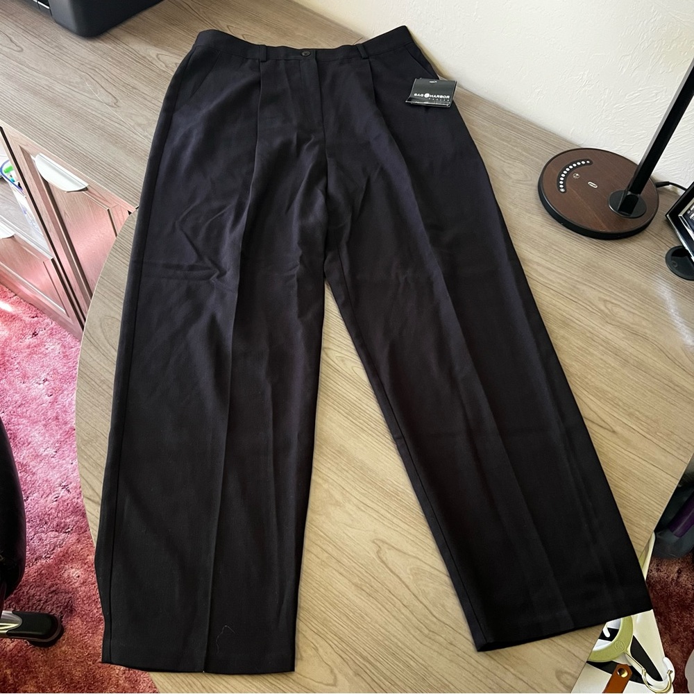 True black business casual pant🤍